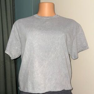 Light Gray Casual T-Shirt